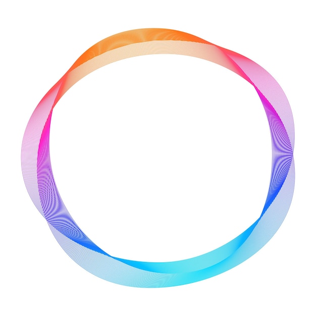 Vetor elementos de design onda de muitas linhas roxas círculo anel listras onduladas verticais abstratas no fundo branco isolado ilustração vetorial eps 10 ondas coloridas com linhas criadas usando a ferramenta blend