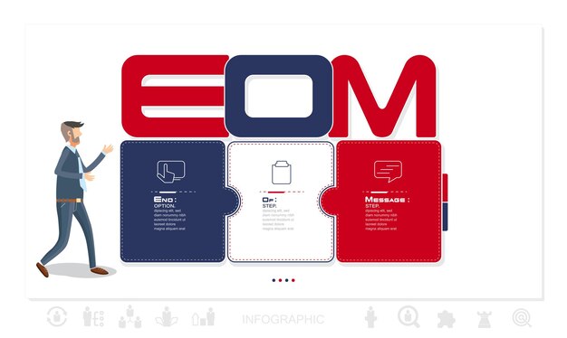 Elementos de infográfico eom e elementos de infográfico ilustração de estoque infográfico, fluxograma