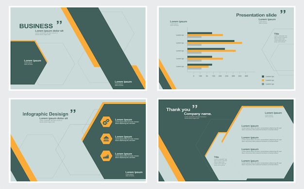 Vetor elementos de infográficos para apresentações, modelos de ações, ilustração infográfico slide show