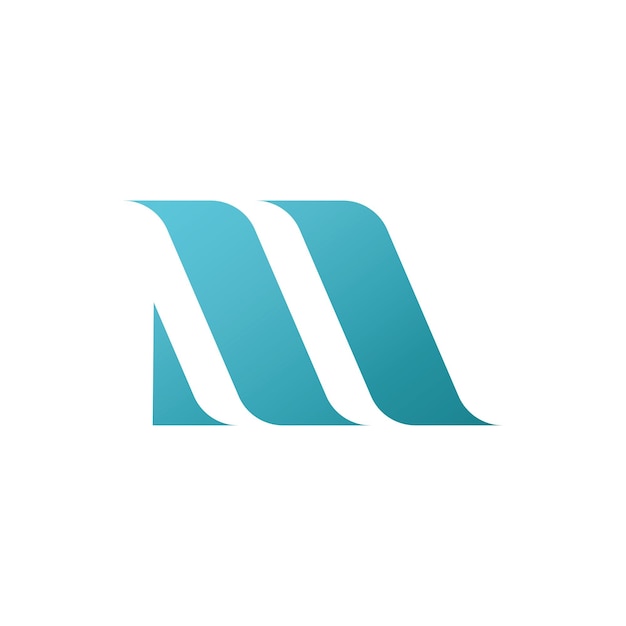 Elementos de modelo de design de logotipo letra m