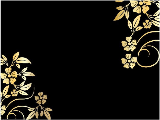Elementos decorativos florais desenhados à mão