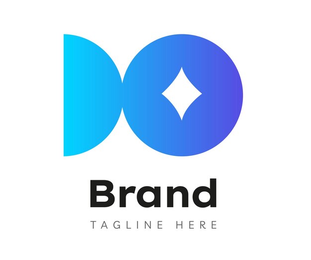 Elementos do modelo de design do ícone do logotipo da letra o utilizáveis para logotipos de negócios e tecnologia de branding