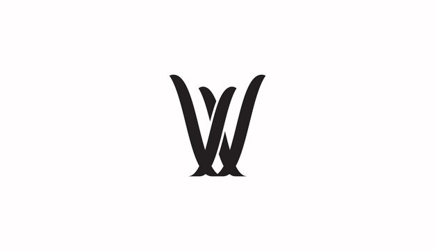 Elementos do modelo de design do ícone do logotipo da letra W Adequado para uma empresa ou negócio