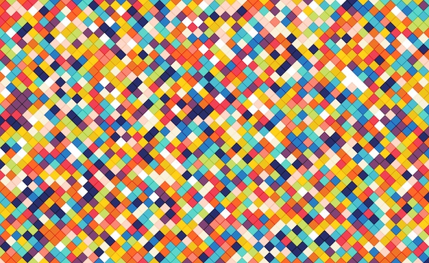 Elementos geométricos de fundo de mosaico colorido abstrato