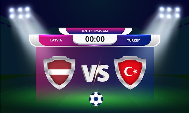 Eliminatórias da copa do mundo da Fifa 2022 partida de futebol da Letônia x Turquia