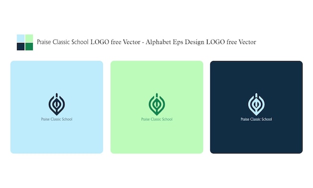 Elogie a escola clássica logo livre vector alfabeto eps design logo vector livre