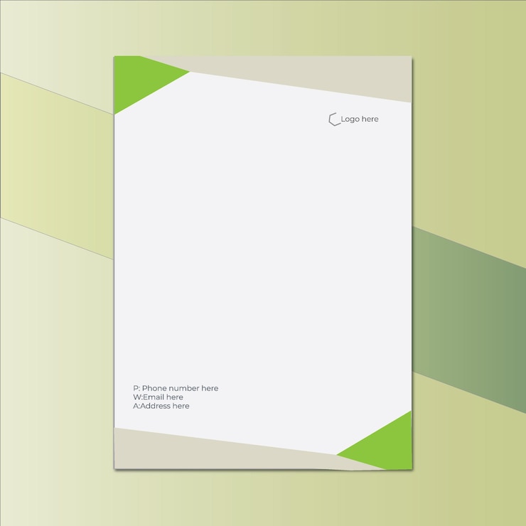 Vetor em branco papel de carta imprensável papel de carta corporativo papel de carta comercial papel de carta papel de nota carta