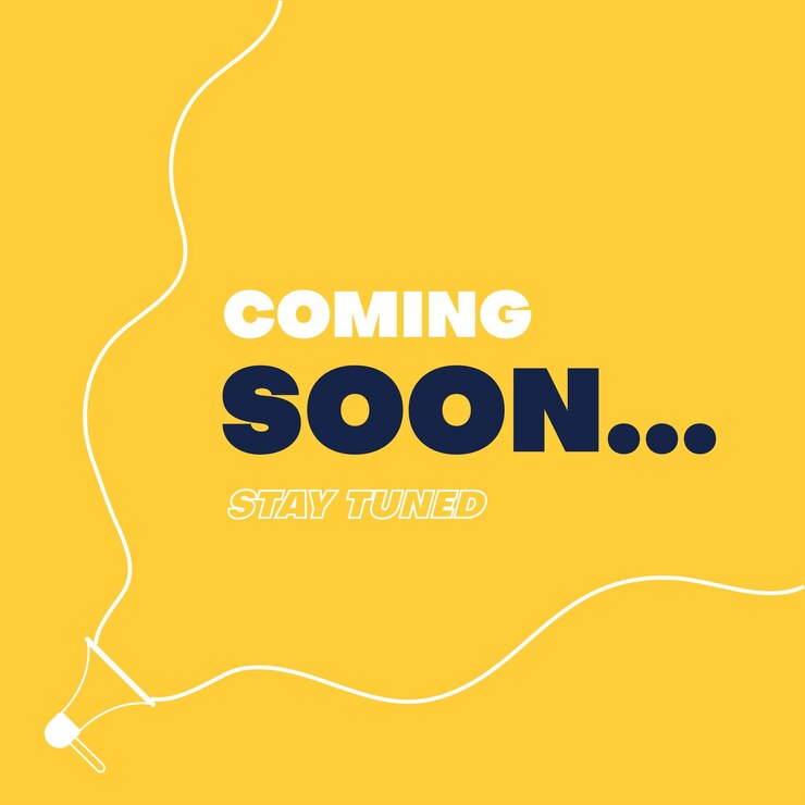 Em breve ilustração vetorial de design de banner ou pôster