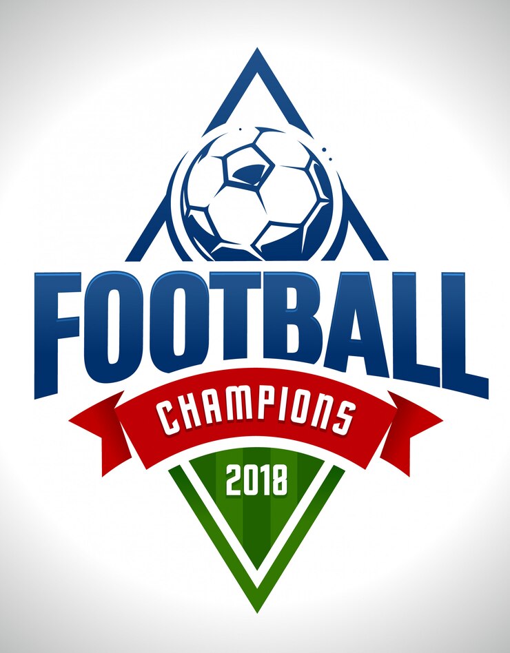 Vetor emblema de futebol