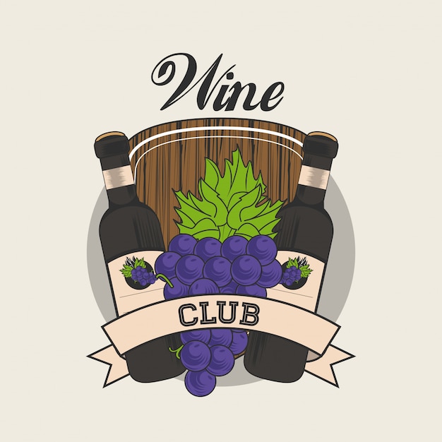 Emblema do clube do vinho