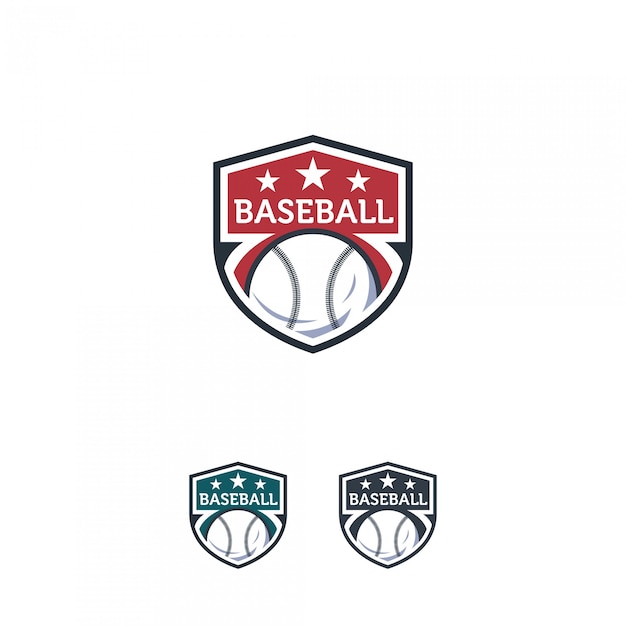 Emblema do logotipo de beisebol