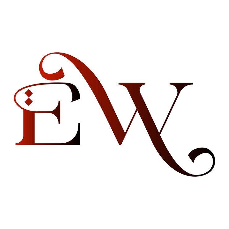 Vetor emblema tipografia monograma inicial símbolo de luxo ícone simples letra design de logotipo