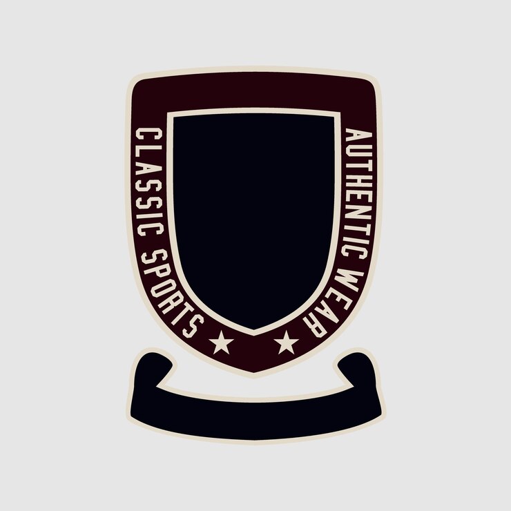 Vetor emblema vetorial de design para bordados, etc.