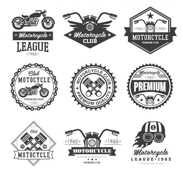 Emblemas colecções de motocicletas