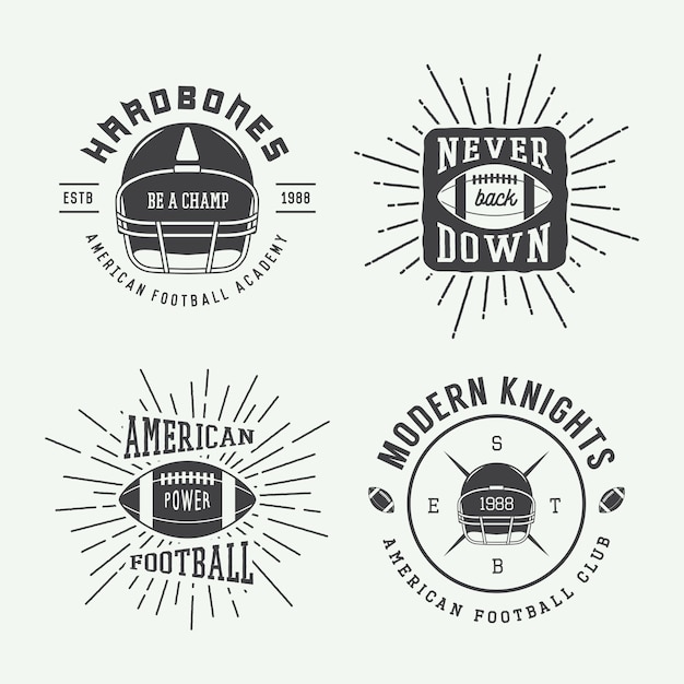 Emblemas de futebol americano