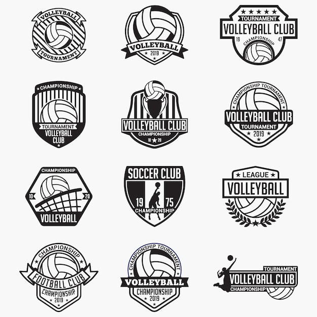 Emblemas e logotipos do clube de voleibol