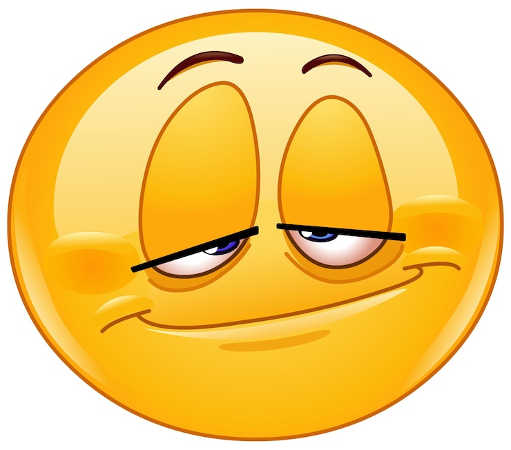 Vetor emoji com um olhar de pedra