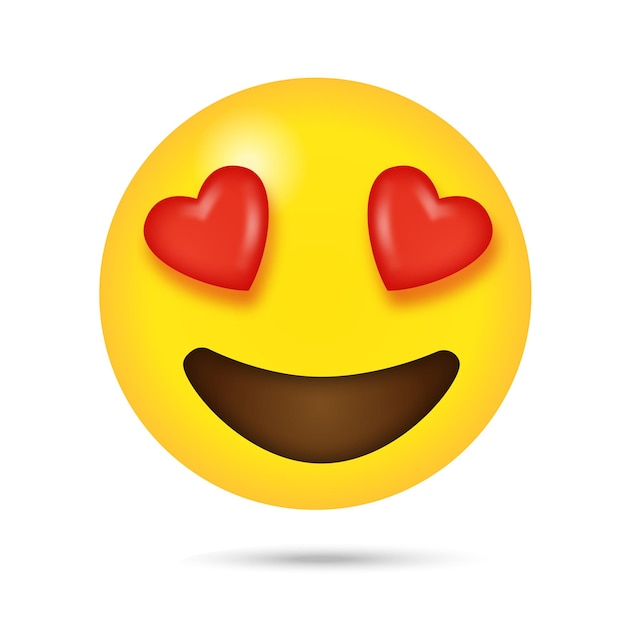 Emoji de Olhos Amorosos