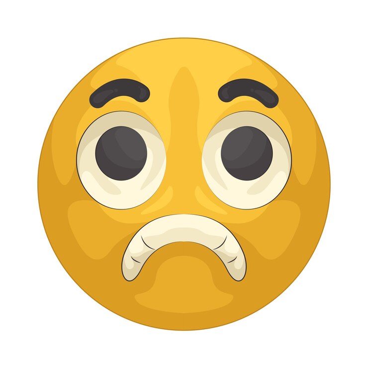 Vetor emoji furioso