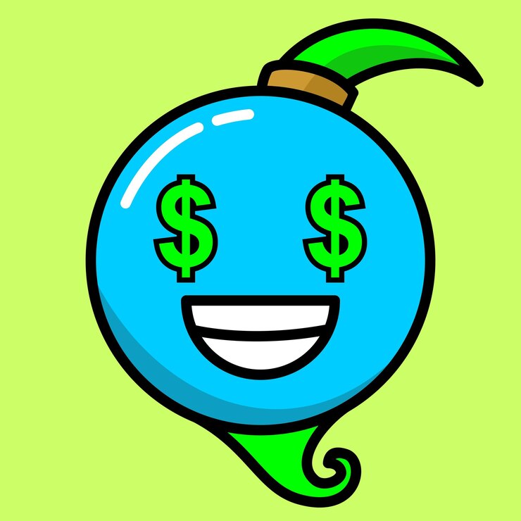 Vetor emoticon bonito em forma de círculo