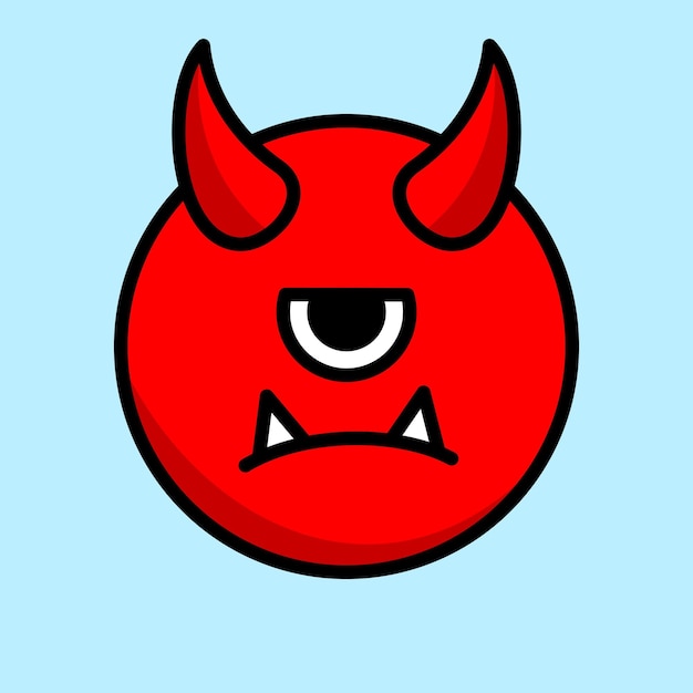 emoticon bonito em forma de círculo