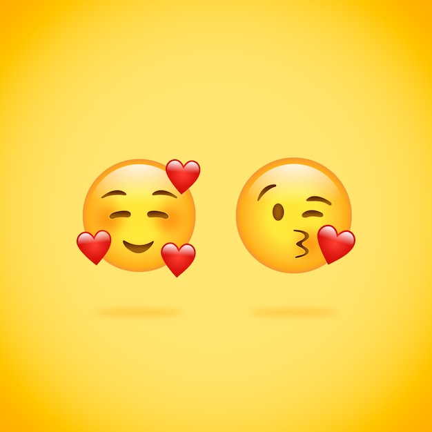 Emoticons apaixonados Whatsapp