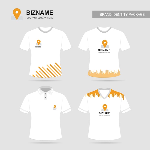 Empresa de design t-shirt com logotipo e design