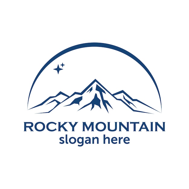 Empresa de logotipo da montanha