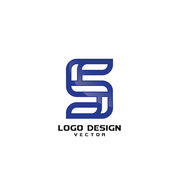 Empresa logo design letter s