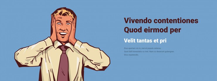 Vetor empresário animado segurar mãos rosto cabeça homem de negócios feliz