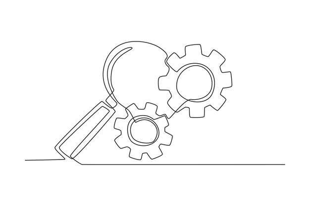 desenho de linha contínua único agricultor dirige um trator para arar os  campos e agricultoras ajudaram. agricultura bem sucedida desafio conceito  mínimo. uma linha desenhar ilustração em vetor design gráfico. 3511308 Vetor