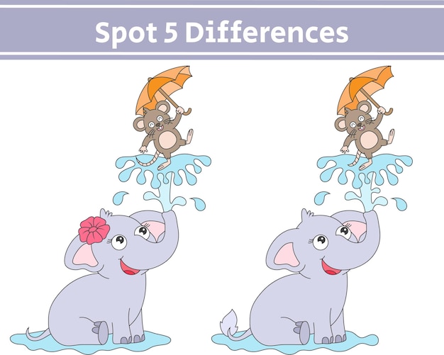 Encontre 5 diferenças