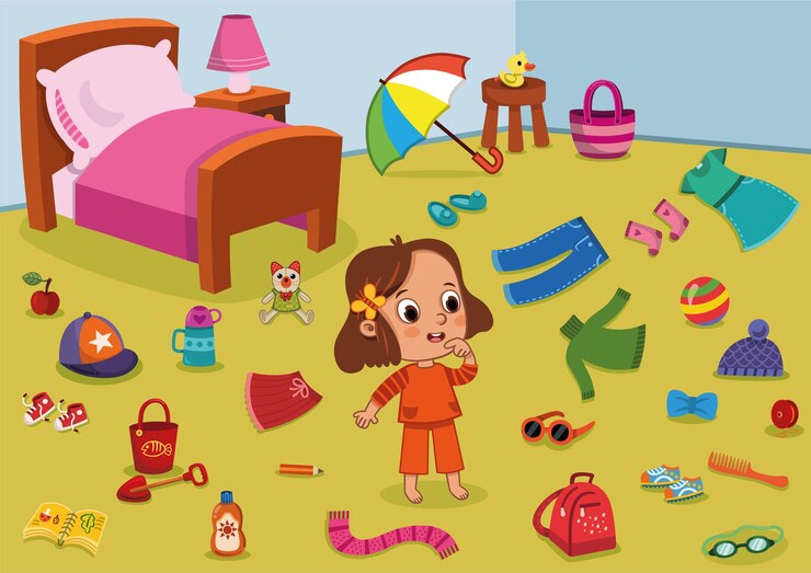 Vetor encontre e circule a página de jogos educacionais para crianças