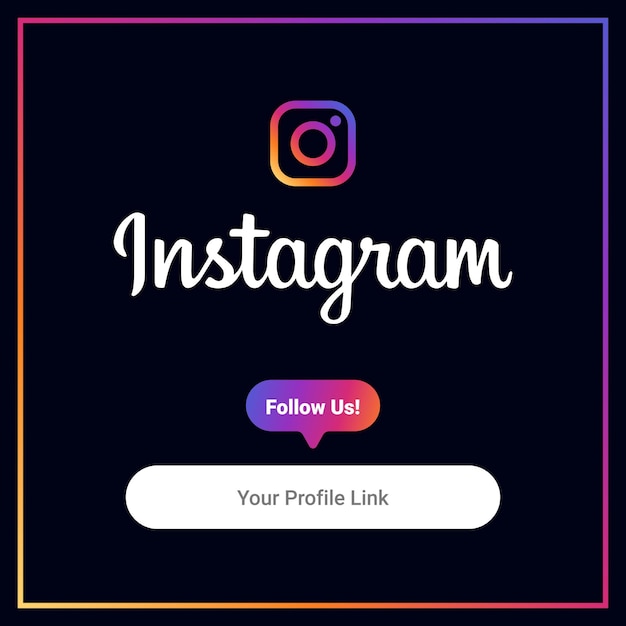 Vetor encontre-nos modelo de banner de mídia social quadrado do instagram