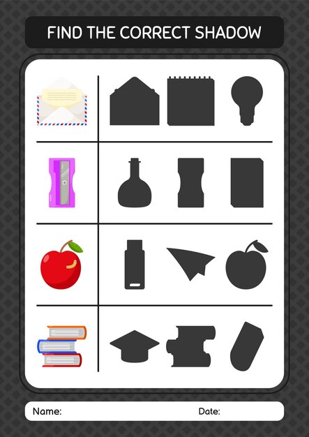 Combine o jogo de padrão com a planilha de paleta de pintura para a folha  de atividades para crianças pré-escolares