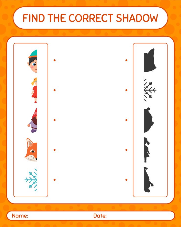 Encontre o jogo de sombras correto com o ícone de natal. planilha para crianças em idade pré-escolar, planilha de atividades para crianças