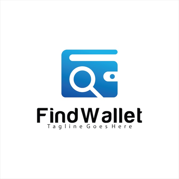 Encontre o modelo de design de logotipo da wallet