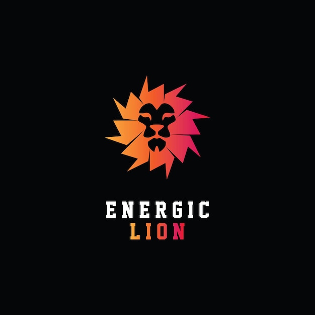 Energia do logotipo da cabeça de leão