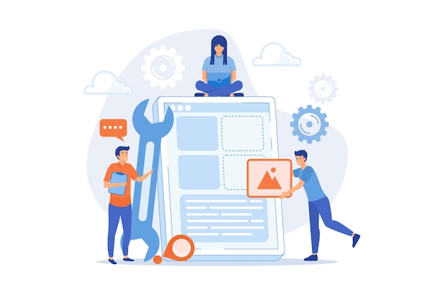 Engenharia de aplicativos móveis Desenvolvimento de front-end aplicativo responsivo UI UX gerenciamento de conteúdo de layout