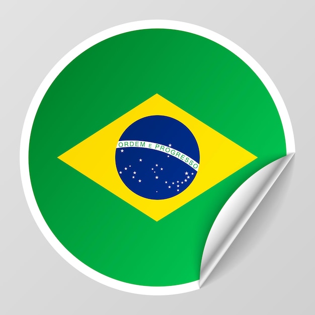 Eps10 vector fundo patriótico com as cores da bandeira do brasil