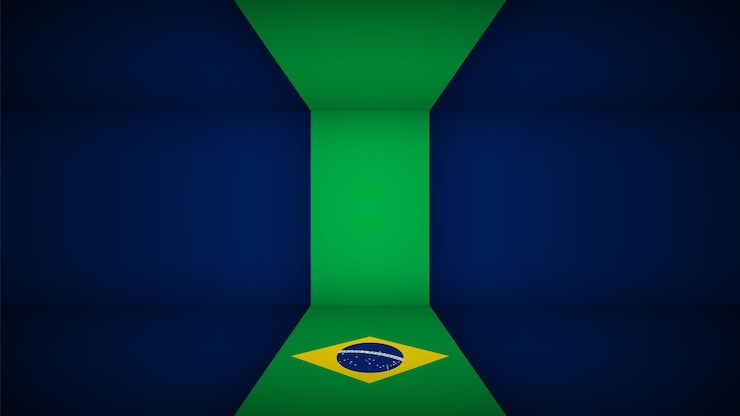 Vetor eps10 vector fundo patriótico com as cores da bandeira do brasil