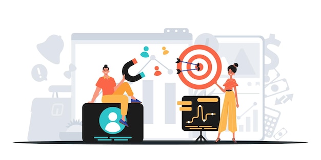 Equipa de Marketing Digital Pronta para usar o banner
