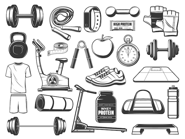 Equipamento de exercício de ferramentas de ginástica e esporte de fitness