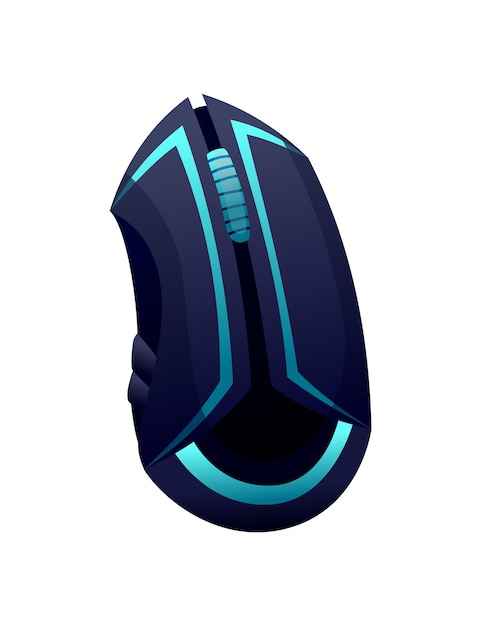 Equipamento de jogos. mouse para jogos de entretenimento. acessórios para e-sport. elemento para torneio de jogador ou campeonato