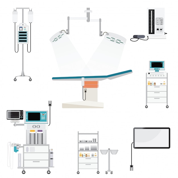 Vetor equipamento médico