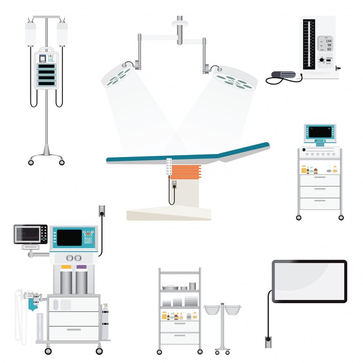 Vetor equipamento médico