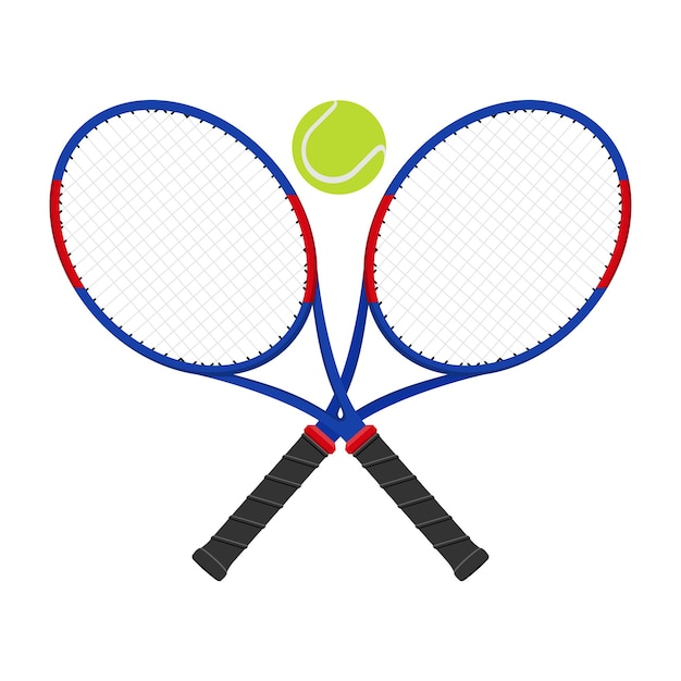 Equipamentos esportivos e itens para ilustração vetorial de ícone plano de esporte isolada em fundo branco