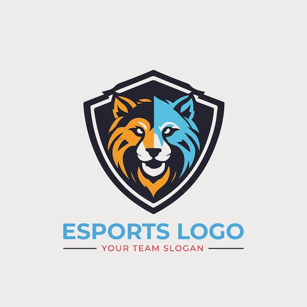 Vetor equipe de logotipo esport para branding e negócios