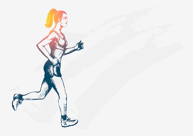 Esboçar a ilustração de uma figura feminina