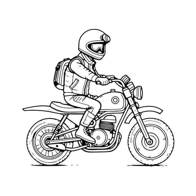 desenhos de motos para colorir e imprimir